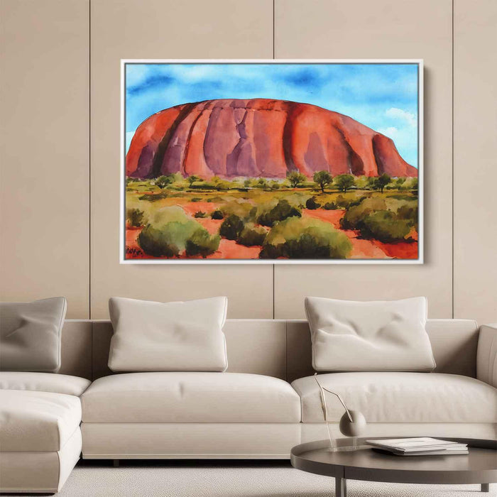 Watercolor Uluru #105 - Kanvah