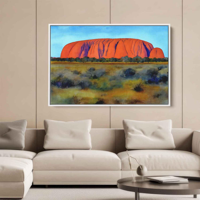 Watercolor Uluru #106 - Kanvah