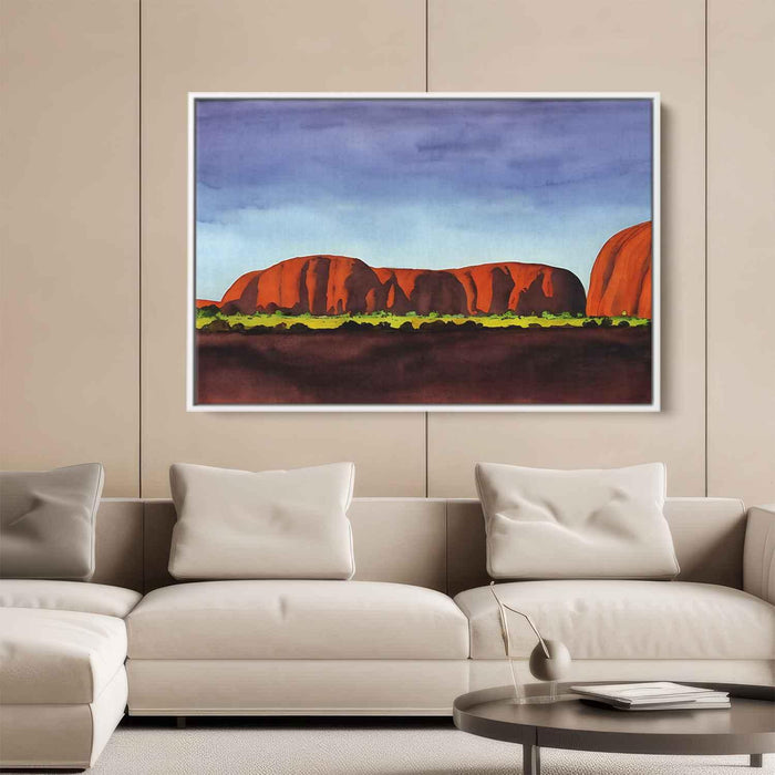 Watercolor Uluru #123 - Kanvah