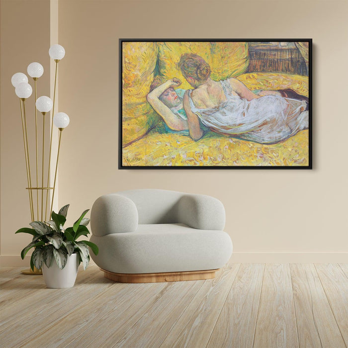 Abandonment (The pair) by Henri de Toulouse-Lautrec - Canvas Artwork