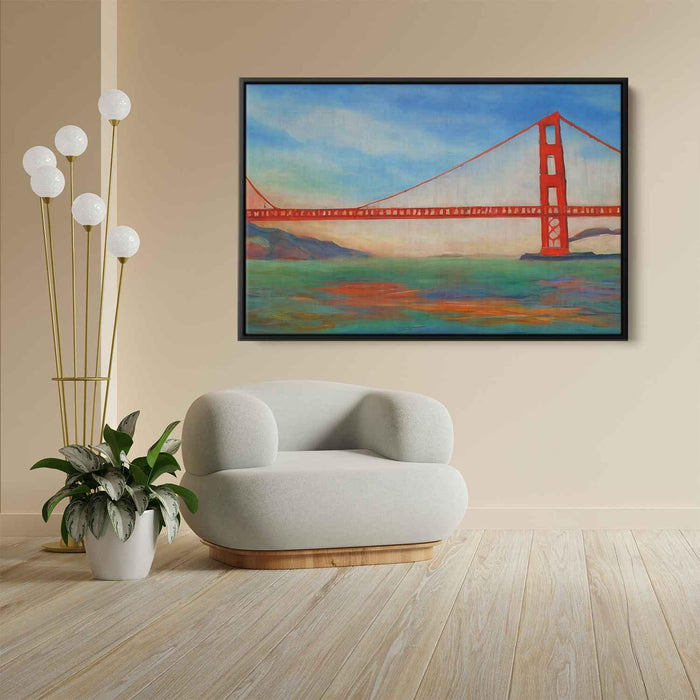 Abstract Golden Gate Bridge #106 - Kanvah