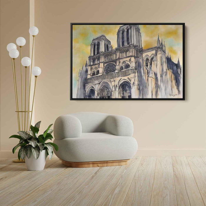 Abstract Notre Dame Cathedral #115 - Kanvah