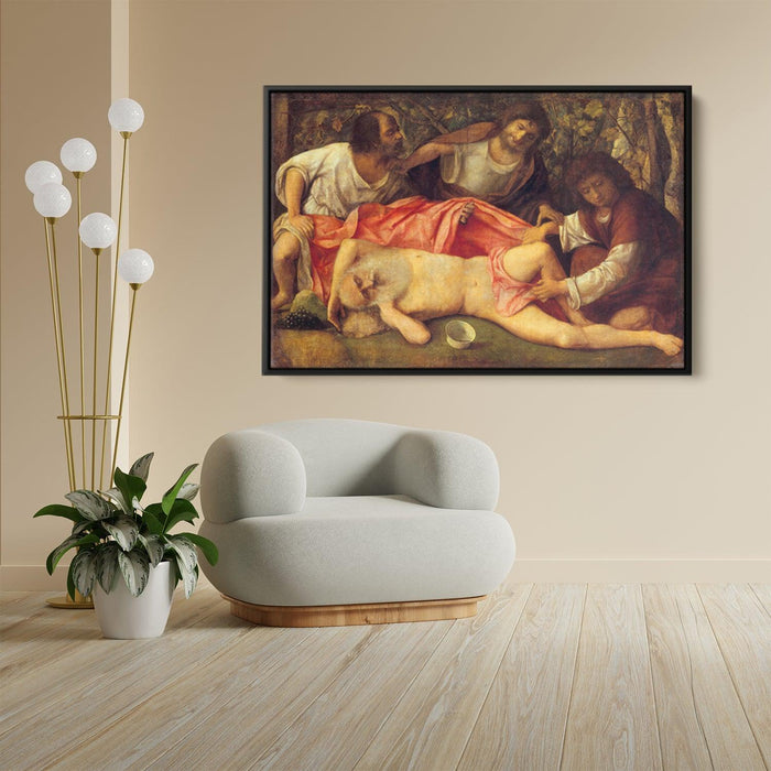 Drunkenness of Noah by Giovanni Bellini - Canvas Artwork