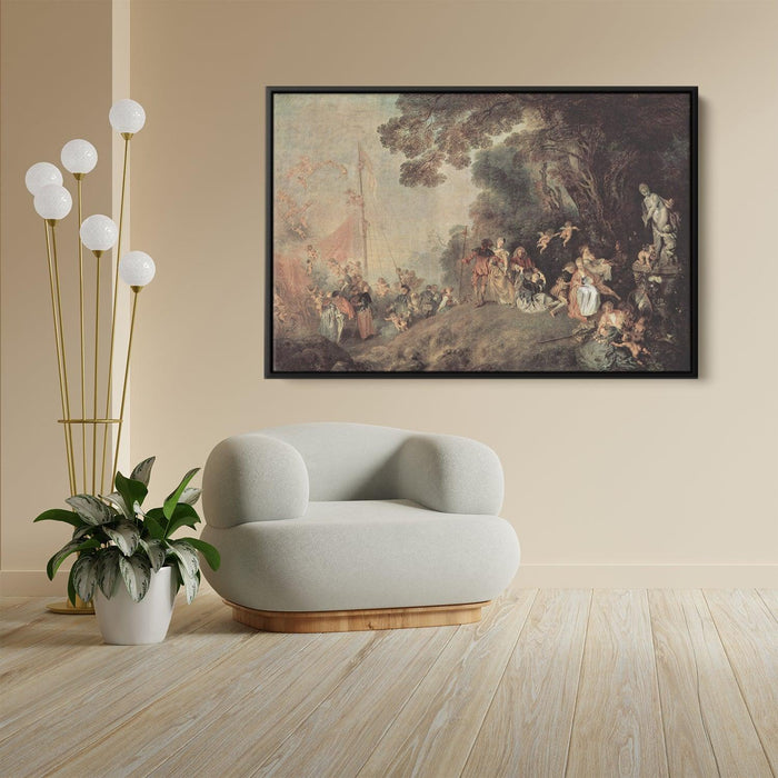 Pilgrimage on the Isle of Cythera by Antoine Watteau - Canvas Artwork