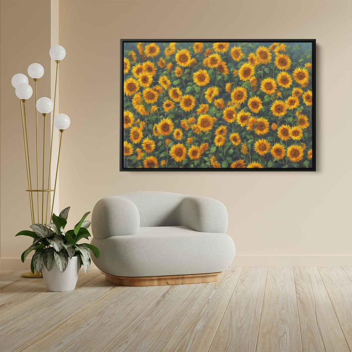 Enchanting Abstract Sunflowers #105 - Kanvah