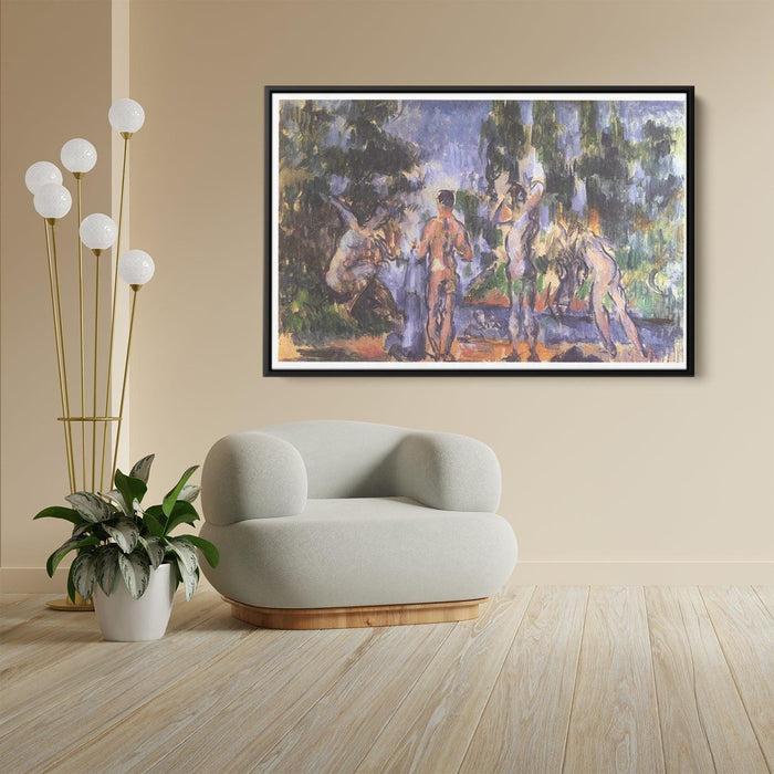 Four Bathers by Paul Cezanne - Canvas Artwork