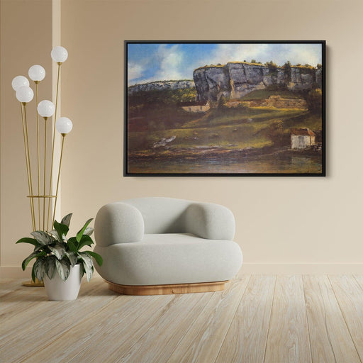 Landscape of the Ornans Region by Gustave Courbet - Canvas Artwork