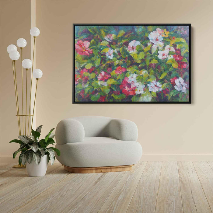 Tropical Flowers Oil Painting #106 - Kanvah