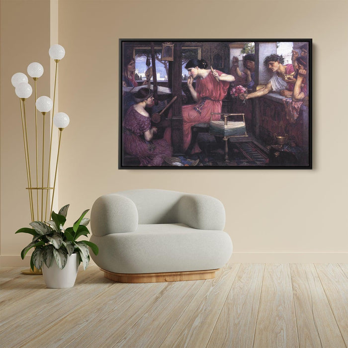 Penelope and the Suitors by John William Waterhouse - Canvas Artwork