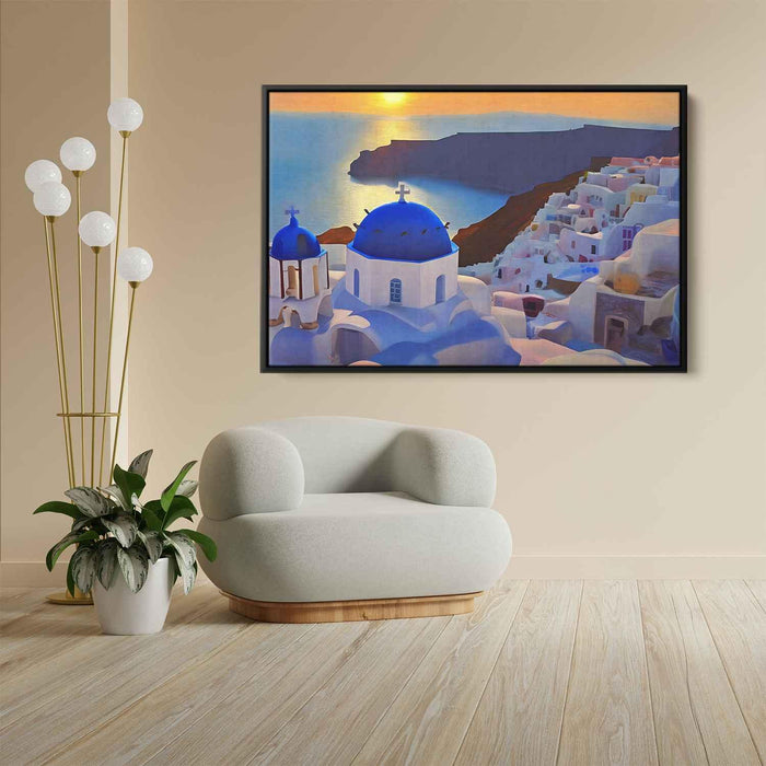 Impressionism Santorini #113 - Kanvah