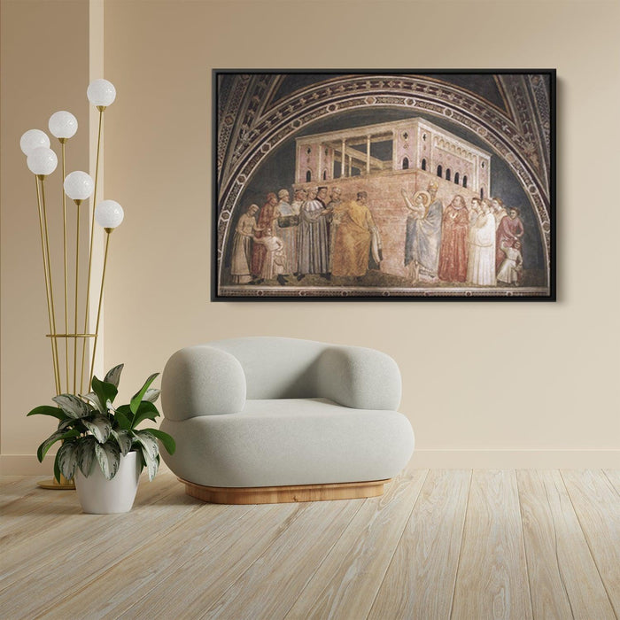 St. Francis Renouncing his Worldly Goods by Giotto - Canvas Artwork