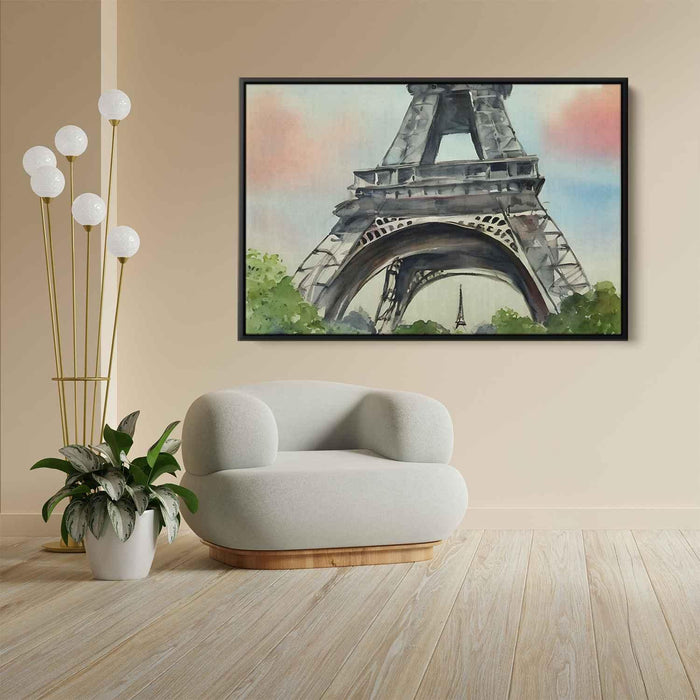 Watercolor Eiffel Tower #112 - Kanvah