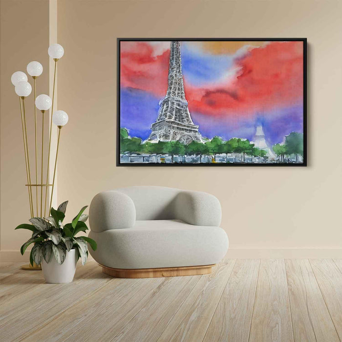 Watercolor Eiffel Tower #113 - Kanvah