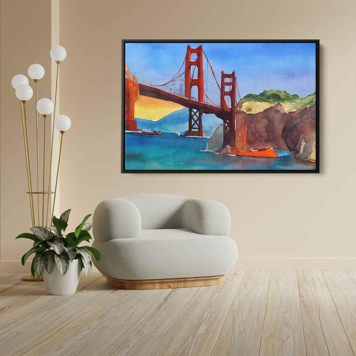 Watercolor Golden Gate Bridge #106 - Kanvah