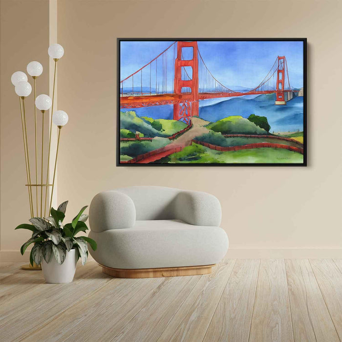 Watercolor Golden Gate Bridge #110 - Kanvah