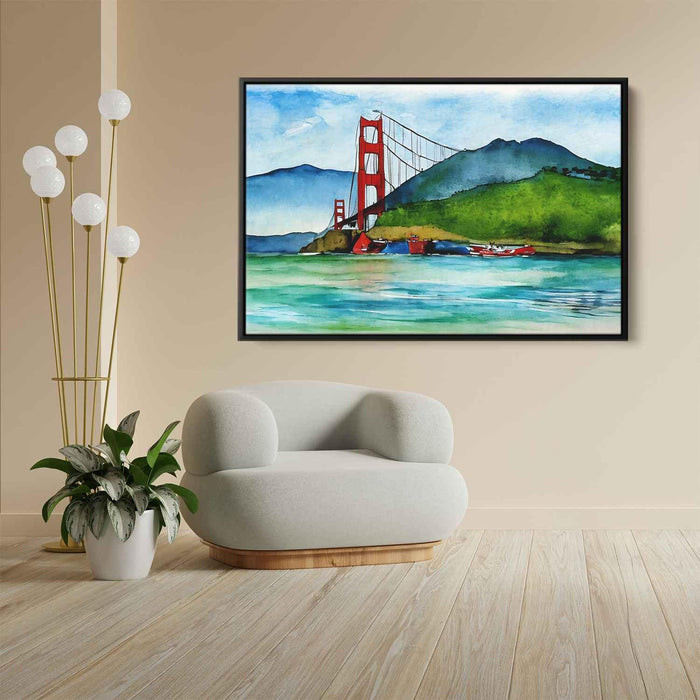 Watercolor Golden Gate Bridge #112 - Kanvah