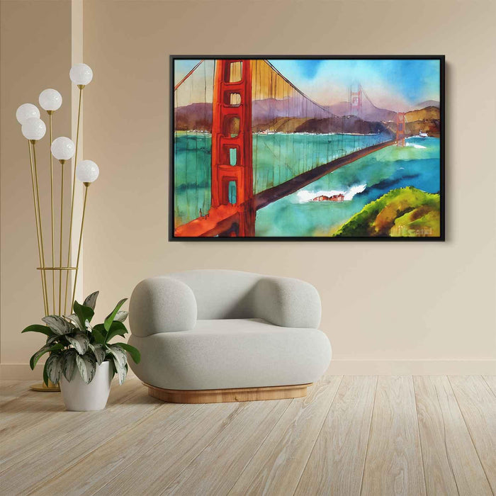 Watercolor Golden Gate Bridge #113 - Kanvah
