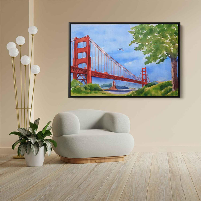 Watercolor Golden Gate Bridge #123 - Kanvah