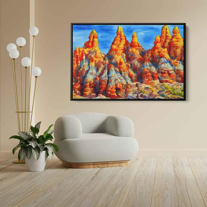 Watercolor Hoodoo formations #106 - Kanvah