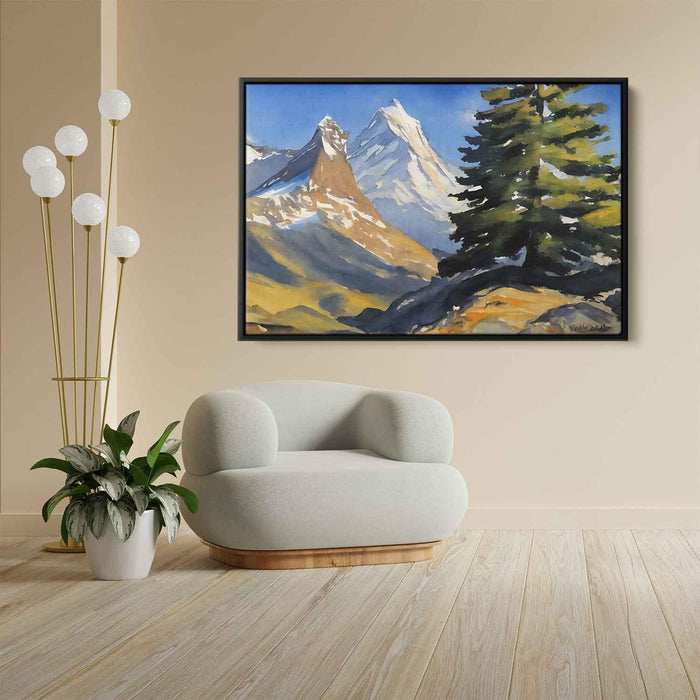 Watercolor Matterhorn #108 - Kanvah