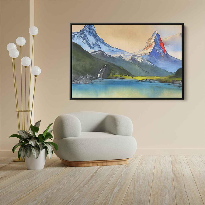 Watercolor Matterhorn #113 - Kanvah