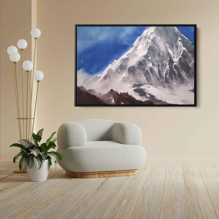 Watercolor Mount Everest #106 - Kanvah