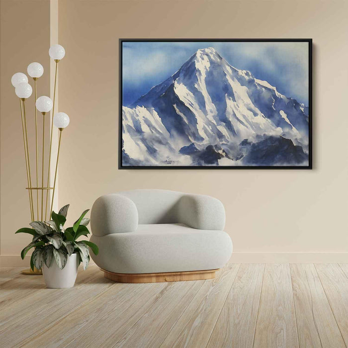 Watercolor Mount Everest #110 - Kanvah