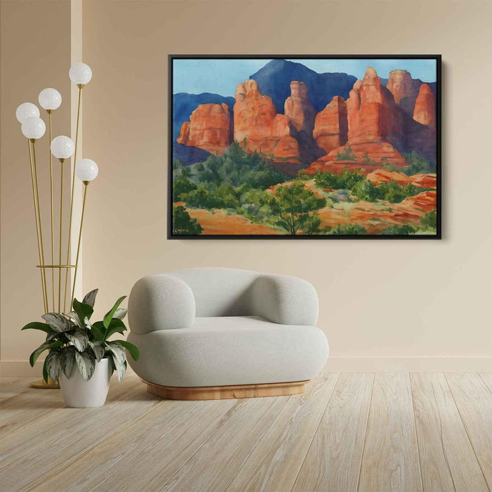 Watercolor Sedona Red Rocks #108 - Kanvah