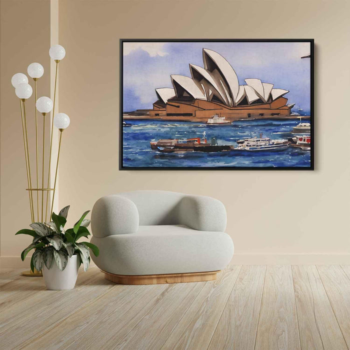 Watercolor Sydney Opera House #112 - Kanvah