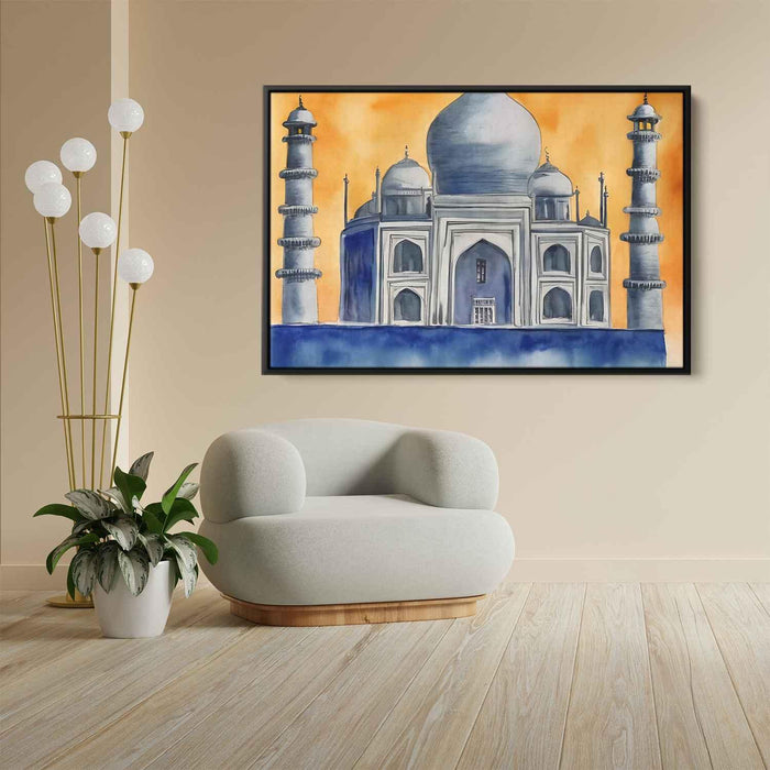 Watercolor Taj Mahal #105 - Kanvah