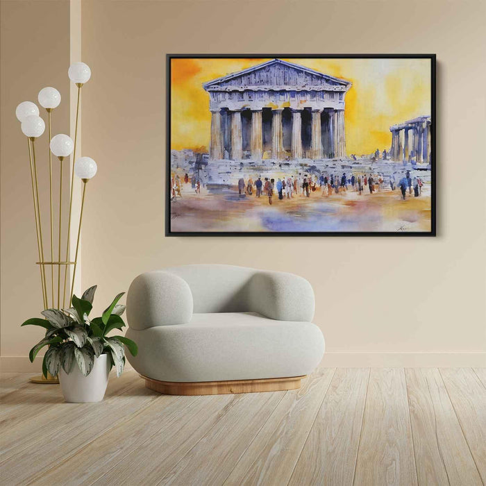 Watercolor Parthenon #106 - Kanvah