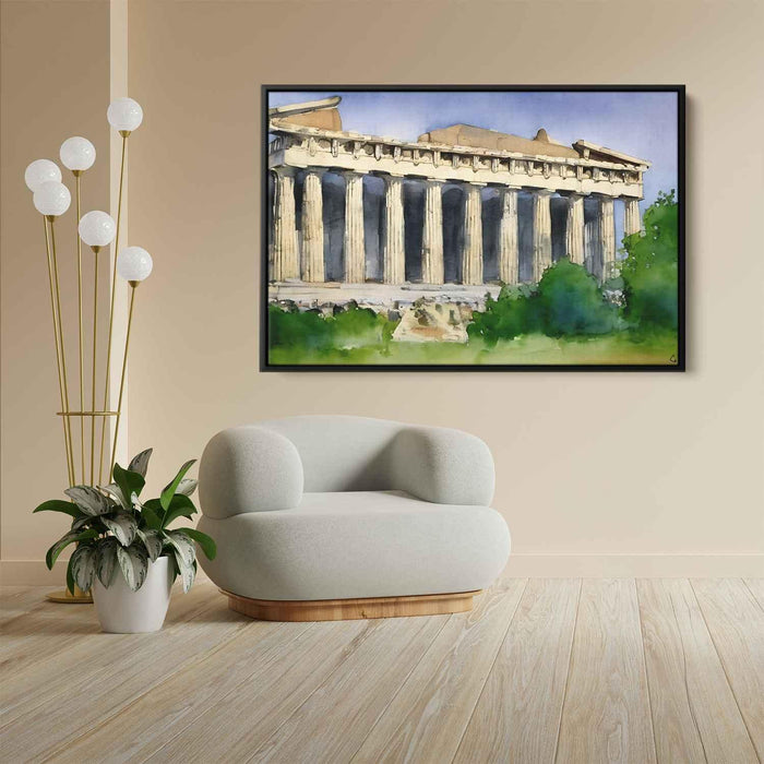 Watercolor Parthenon #115 - Kanvah