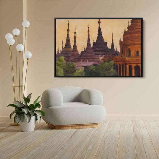 Watercolor Shwedagon Pagoda #105 - Kanvah