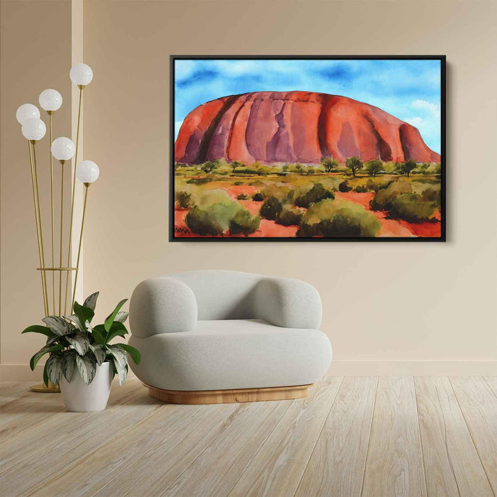 Watercolor Uluru #105 - Kanvah