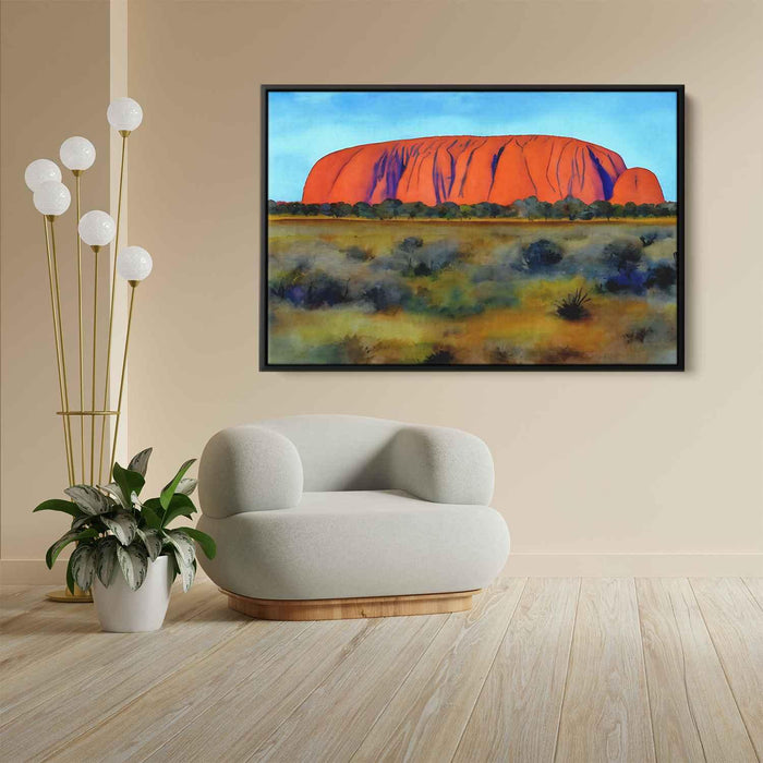 Watercolor Uluru #106 - Kanvah