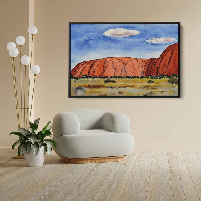 Watercolor Uluru #110 - Kanvah