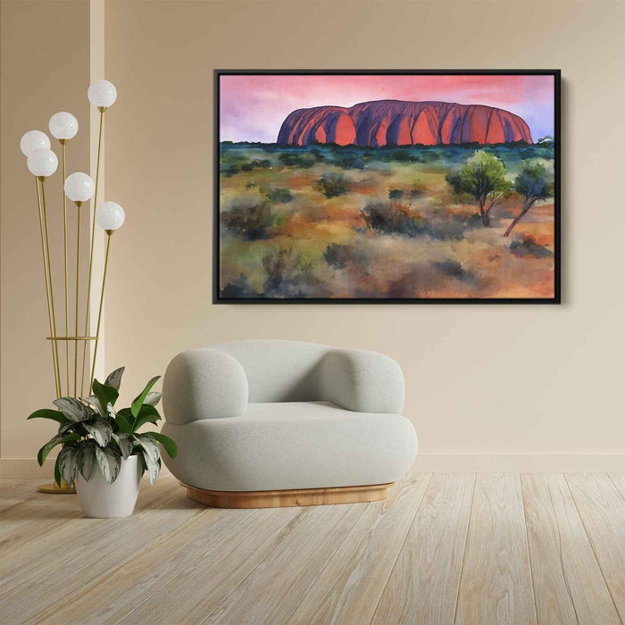 Watercolor Uluru #113 - Kanvah