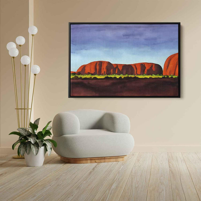 Watercolor Uluru #123 - Kanvah