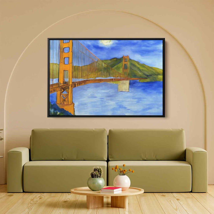 Abstract Golden Gate Bridge #112 - Kanvah