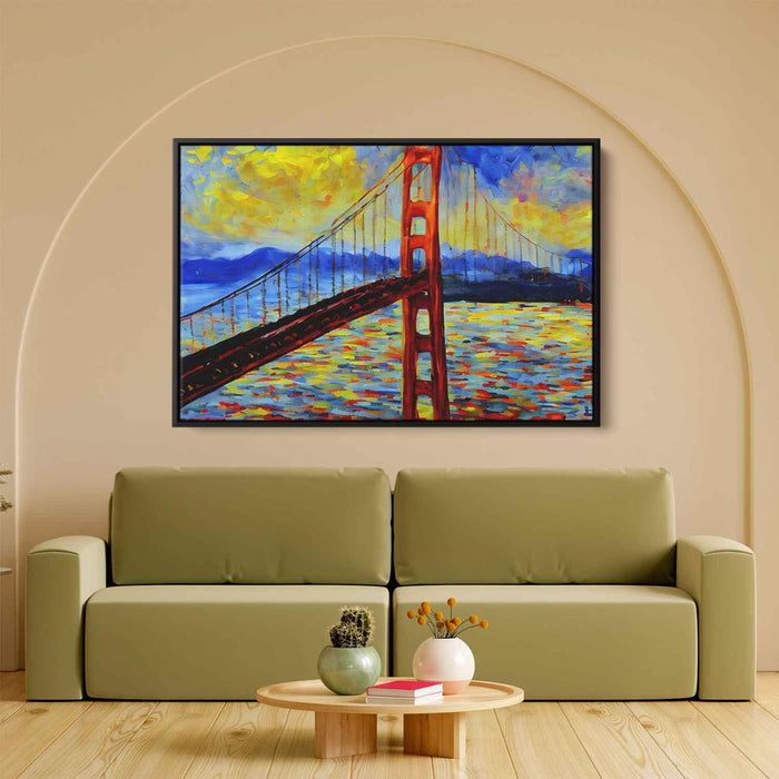 Abstract Golden Gate Bridge #113 - Kanvah