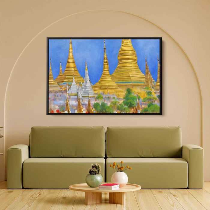 Abstract Shwedagon Pagoda #105 - Kanvah