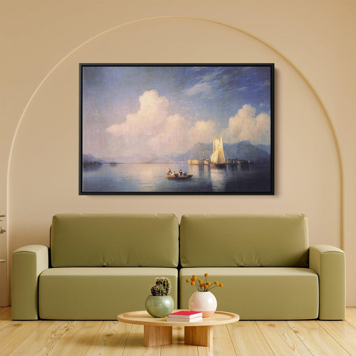 Lake Maggiore in the Evening by Ivan Aivazovsky - Canvas Artwork