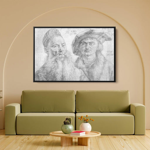 Portrait of Paul Martin and the Topler Pfinzig by Albrecht Durer - Canvas Artwork