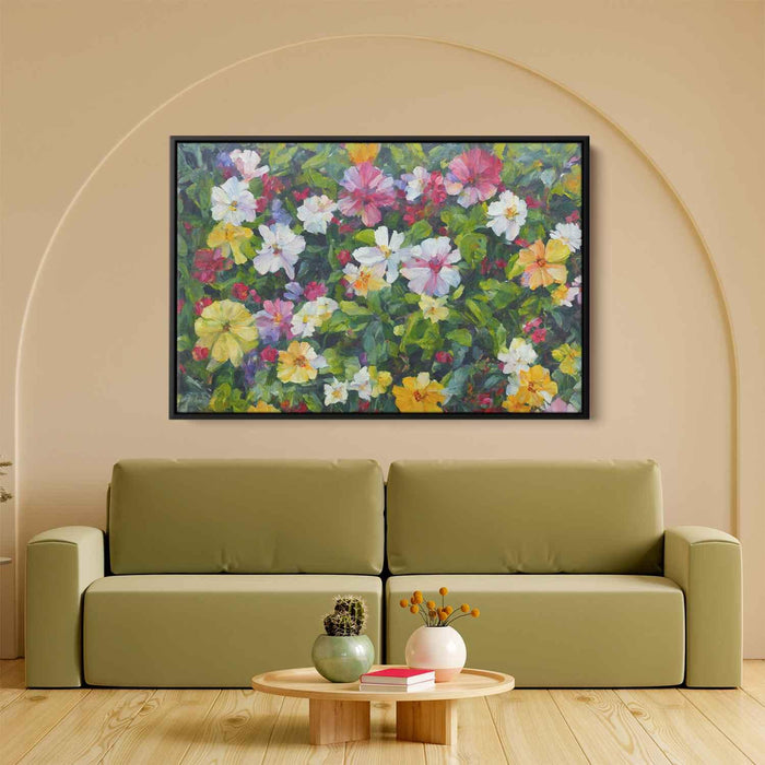 Realistic Oil Tropical Flowers #105 - Kanvah