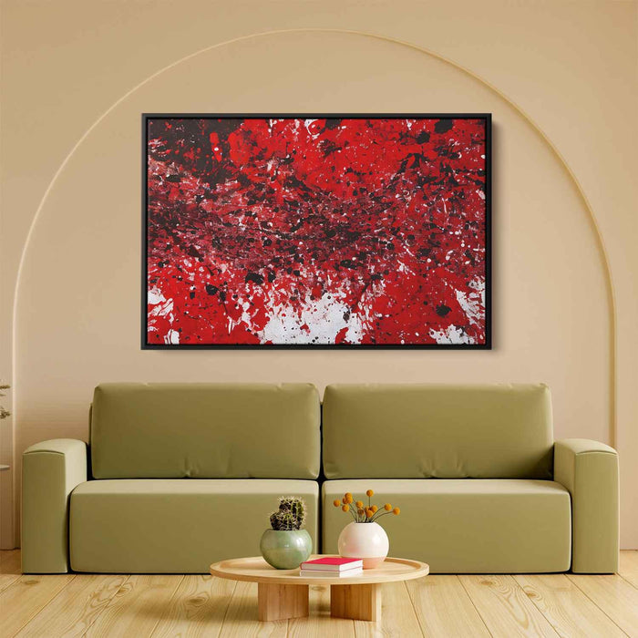 Red Abstract Splatter #113 - Kanvah