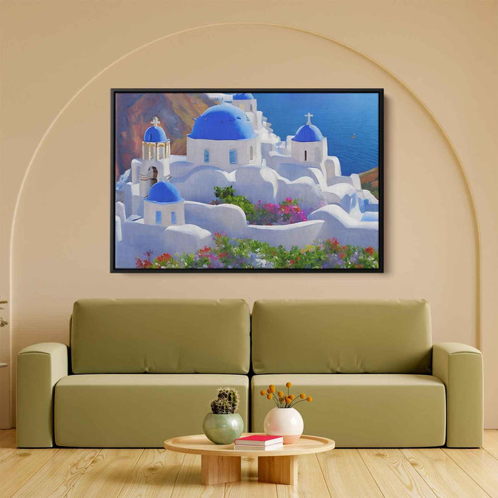 Impressionism Santorini #110 - Kanvah