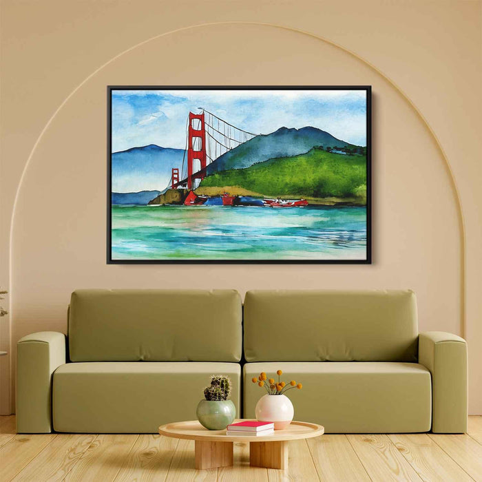 Watercolor Golden Gate Bridge #112 - Kanvah