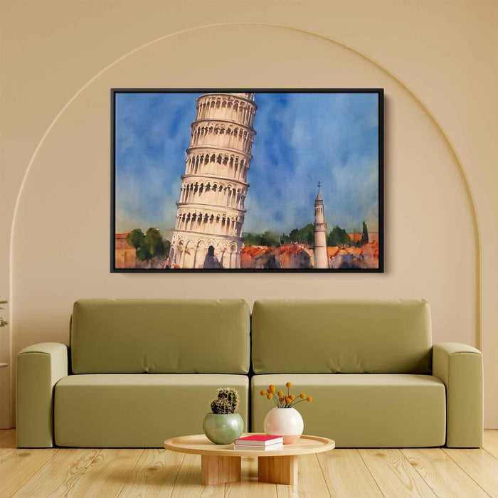 Watercolor Leaning Tower of Pisa #115 - Kanvah
