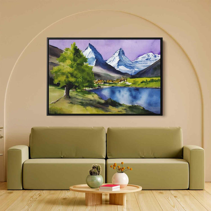 Watercolor Matterhorn #112 - Kanvah
