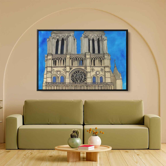 Watercolor Notre Dame Cathedral #115 - Kanvah